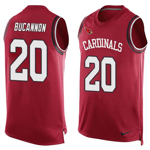 Nike Cardinals #20 Deone Bucannon Red Team Color Men's Stitched NFL Limited Tank Top Jersey - Click Image to Close